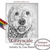 Goldendoodle Dog Coloring Page