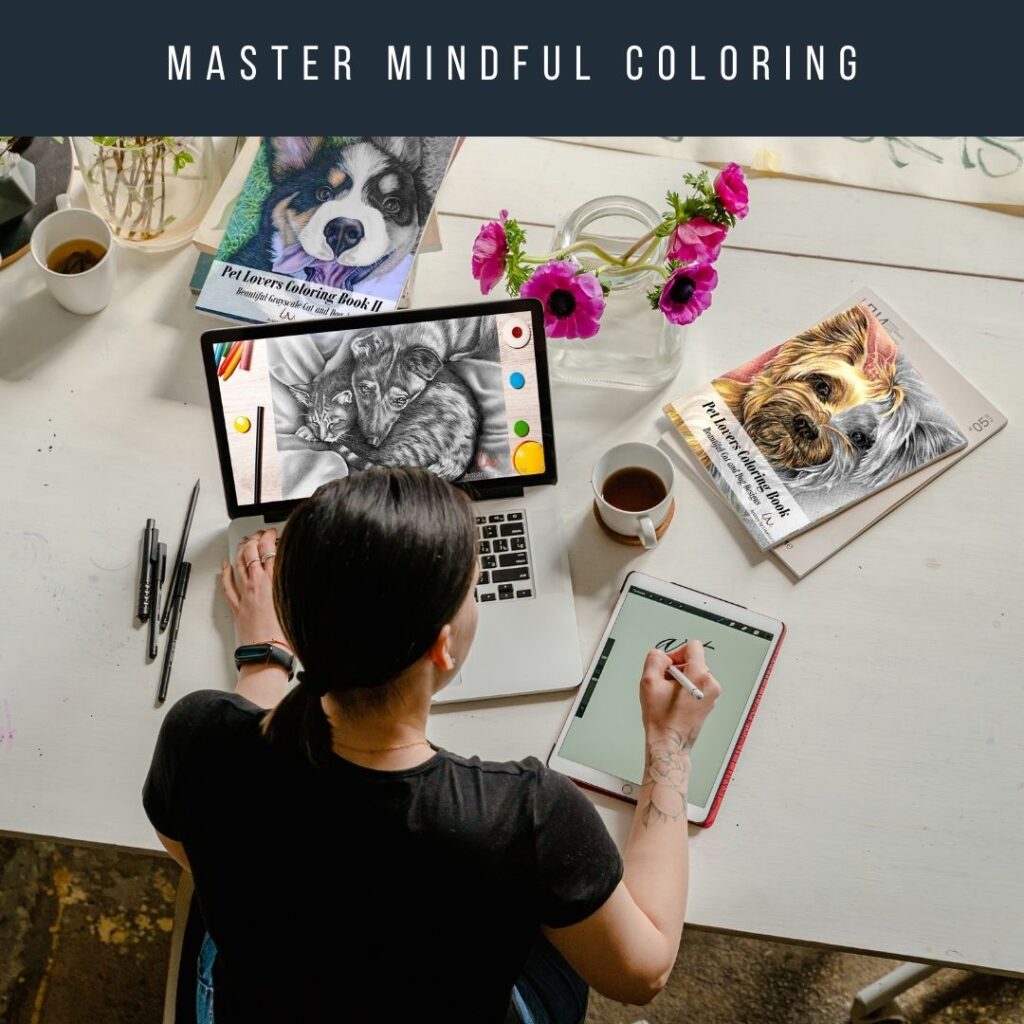 mindful coloring guide
