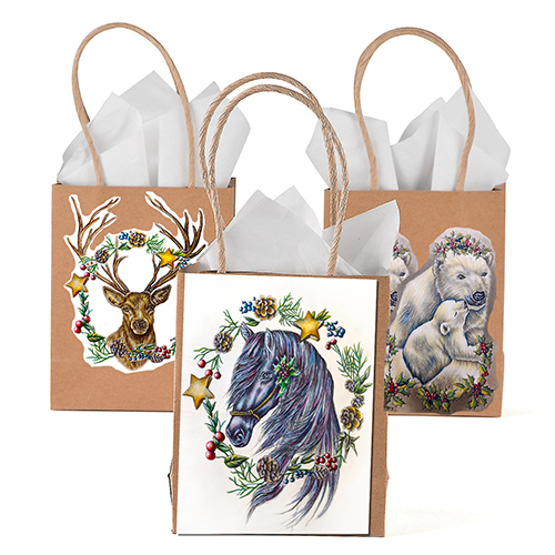 coloring pages on gift bags