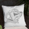 Mandala Retriever Pillow