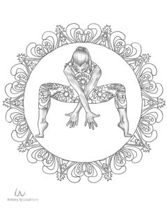 Modern Dancer Coloring Page