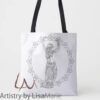 Coloring Belly Dancer Tote