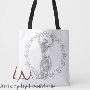 Coloring Belly Dancer Tote