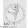 Mandala Hip Hop Dancer Poster