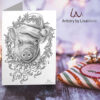 Printable Holiday Card With Christmas Pig