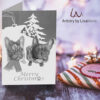 Printable Holiday Card French Bulldogs